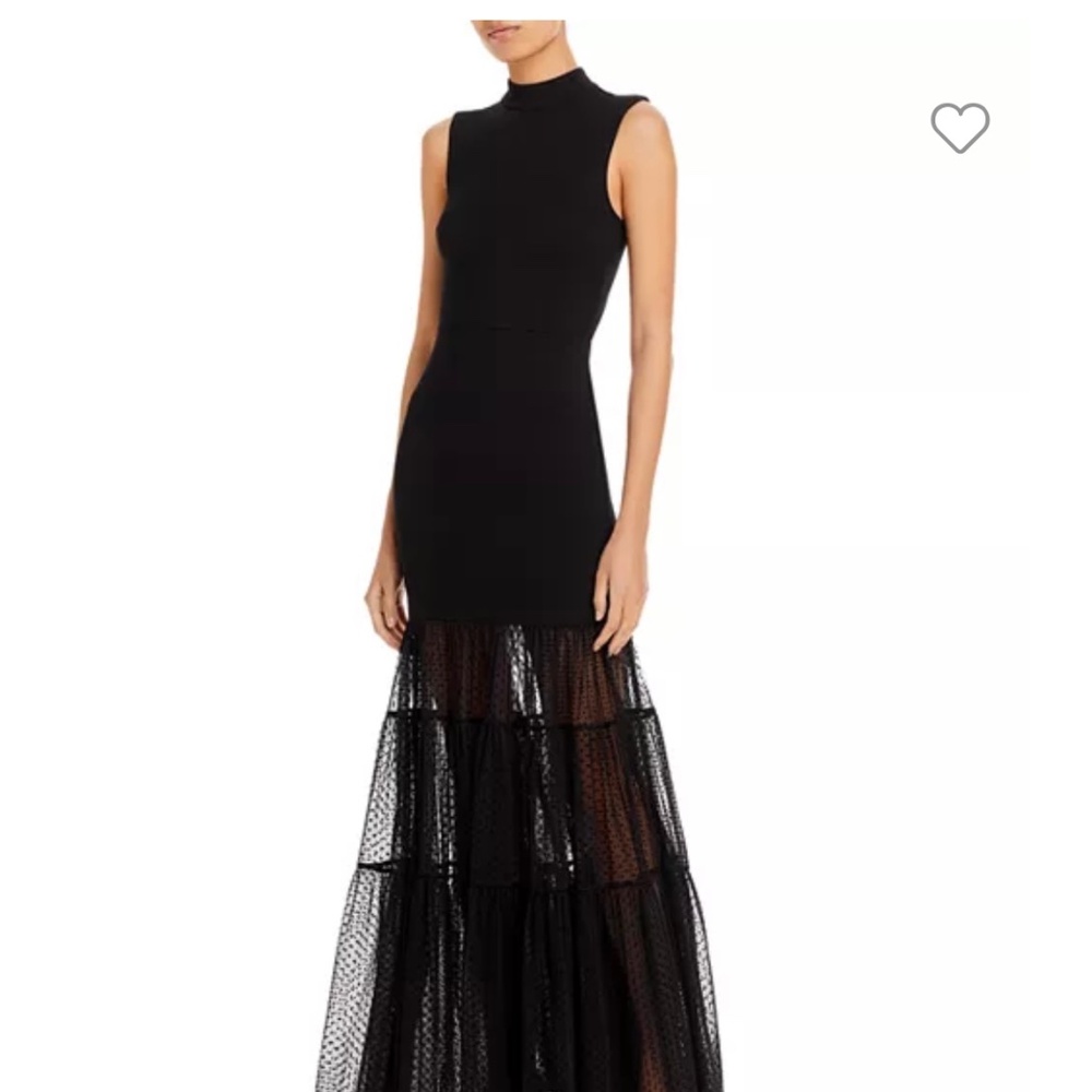 Staud formal black dress